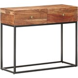 vidaXL Konzolni stol 90 x 35 x 75 cm od grubog bagremovog drva Cijene