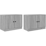 Ormar za krevet na kat 2 kom. Siva Sonoma 66 x 35 x 48 cm | shoptok.hr