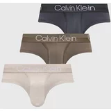 Calvin Klein Underwear Moške spodnjice 3-pack moški, zelena barva