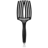 Olivia Garden Fingerbrush Boar & Nylon krtača za lase z najlonskimi in prašičjimi ščetinami Full Black L 1 kos | Shoptok.si