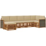 Set vanjskih sofa 6 kom. Prirodna | shoptok.hr