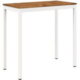  Stol za bar u vrtu Prirodna i bijela 108,5 x 55 x 105 cm | shoptok.hr