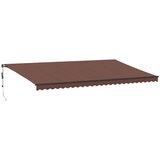 Tenda na automatsko uvlačenje smeđa 600 x 350 cm | shoptok.hr