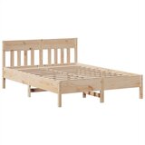 vidaXL Okvir kreveta bez madraca 160 x 200 cm od masivne borovine | shoptok.hr