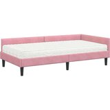 Kotni okvir postelje z matrico Drugo 2 pcs Siva Žamet, (5000121164) | Shoptok.si