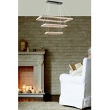 Opviq Lüx Bergama 3 Lü Ceviz Ledli Avize 3 Renk Walnut Chandelier Cene