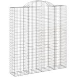  Lučne gabionske košare 3 kom 200x50x220/240cm pocinčano željezo | shoptok.hr