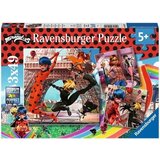 Ravensburger Puzzle - Miraculous - Naša junaka Ladybug in Cat Noir - 3x49 delov | Shoptok.si