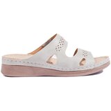 Shelvt Comfortable gray women's flip-flops | shoptok.hr