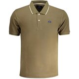 La Martina MEN&#39;S GREEN SHORT-SLEEVED POLO SHIRT Cene