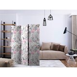 Artgeist PARAVAN 135/172/3 cm bela, svetlo roza Slike