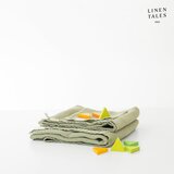Linen Tales Svetlo zelena lanena otroška brisača 45x90 cm – Linen Tales | Shoptok.si