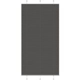 vidaXL Plisirana roleta crna 105x200 cm širina tkanine 104,4 cm | shoptok.hr