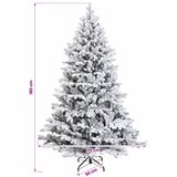  Umjetno božićno drvce s kuglicom 180 cm 300 LED lampica Slike