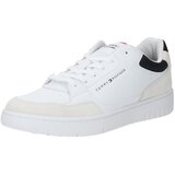 Tommy Hilfiger Nizke superge 'Basket Core' bež / črna / bela | Shoptok.si