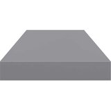  Plutajuća zidna polica siva 60 x 23,5 x 3,8 cm MDF | shoptok.hr