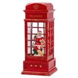 Festa Harmony, novogodišnja dekoracija, telefonska govornica, crvena | ePonuda.com