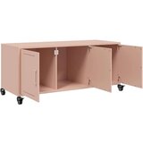 vidaXL TV ormarić ružičasti 100,5 x 39 x 43,5 cm hladno valjani čelik | shoptok.hr