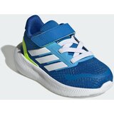 Adidas Superge 'Runfalcon 5' azur / kraljevo modra / neonsko zelena / bela | Shoptok.si