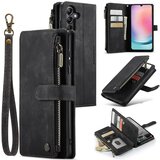 INORCO CASEME C30 Series za Samsung Galaxy A24 4G PU usnjena torbica za telefon z zadrgo, 10 režami za kartice, pokrov denarnice, (22036998) Cene