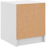  Noćni ormarići sa staklenim vratima 2 kom bijeli 35x37x42 cm | shoptok.hr