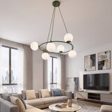  Luster na sajli AZURA 6xE14/10W/230V zelena/bela | Eponuda.com
