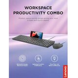 Lenovo Žični komplet tastatura i miš 310, USB-A, SRB, Crna Cene