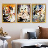 Wallity Set uramljenih slika 3AC_1176959, 3 Dela | ePonuda.com