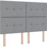  Box Spring postelja z vzmetnico svetlo siva 160x200 cm tkanina, (22051664) | Shoptok.si