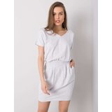 RUE PARIS Dress-RV-SK-6339.10X-light gray | shoptok.hr