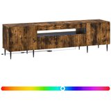  LED TV kabinet ZWOLLE Dimljeni hrast Konstruirano drvo | shoptok.hr
