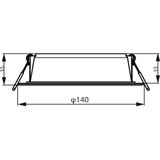 Philips LED ugradna stropna svetiljka MESON LED/12,5W/230V 6500K | Eponuda.com