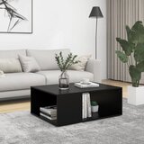 Furnova Klubska mizica črna 90x67x33 cm iverna plošča, (21913749) | Shoptok.si