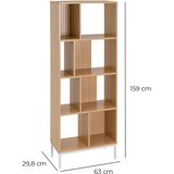 Casa Selección Otroški regal v hrastovem dekorju v naravni barvi 63x159 cm Mid-Lines – | Shoptok.si