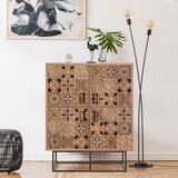 Woody Fashion Komoda Quantum 93x115x36cm Bež-Crna | Eponuda.ba