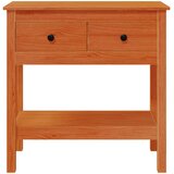  Konzolna stolica Vosak smeđa 75 x 35 x 75 cm Čvrsto borovo drvo | shoptok.hr