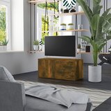 The Living Store TV omarica dimljeni hrast 80x34x36 cm inženirski les - TV Omarica, (21375947) Cene
