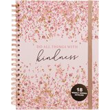 Tri Coastal Design Group S.R.L Datumirana agenda - Weekly, 18 month, Dateless, Pink Flowers, spirala Cene
