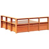  Knjižna postelja brez vzmetnice vošč. rjava 180x200 cm borovina, (21790895) | Shoptok.si