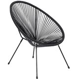 Bonami Selection Crna metalna/plastična vrtna fotelja Avocado Comfort – | shoptok.hr