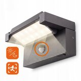  LED spoljno zidno svetlo sa senzorom LED/25W/230V IP54 crna | Eponuda.com