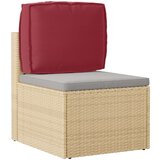 vidaXL Zunanja blazina Burgundska rdeča Poliester Srednja | Shoptok.si