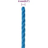  Radno uže plavo 6 mm 100 m od polipropilena | shoptok.hr