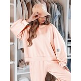 DStreet Komplet dresowy damski masełko oversizowy DRESIS różowy | Shoptok.si