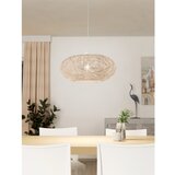 Eglo campilo 1 e27 1x60w, bela plastika/bež tekstil | Eponuda.com