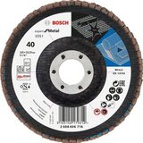 Bosch Brusna lamelirana ploča, ravna izvedba, potporni tanjir od staklene tkanine X551, Expert for Metal, 125 mm, 22,23 mm, G40 2608606716 | Eponuda.com