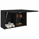vidaXL Kupaonski zidni ormarić crni 60x25x40 cm izrađeno drvo Cijene
