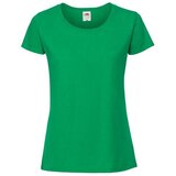 Fruit Of The Loom Zielona koszulka damska Iconic 195 Ringspun Premium Premium | Shoptok.si