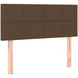  Box spring postelja z vzmetnico temno rjav 120x200 cm blago, (20725543) | Shoptok.si