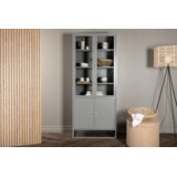 Venture Home vitrina Bakal 40,5 × 190 × 80 cm, svijetlosiva Cijene
